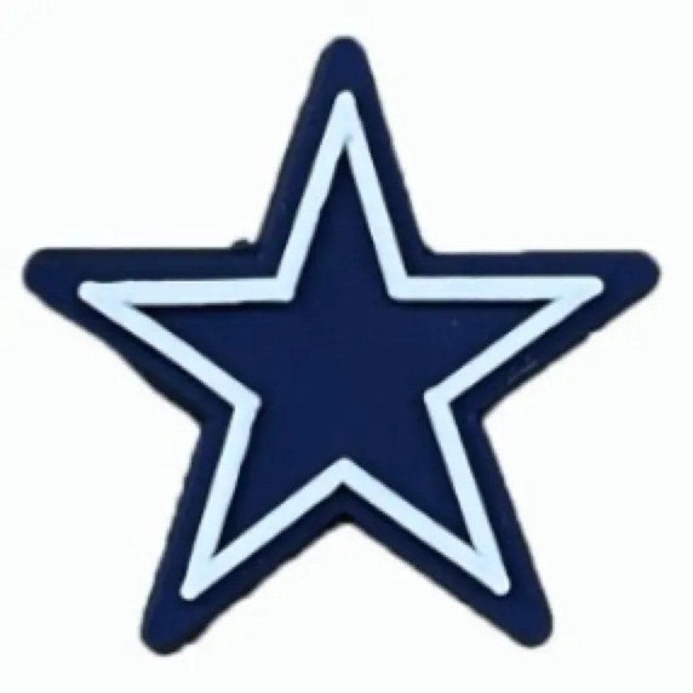 Dallas Cowboys Croc Charm - Picture 1 of 1